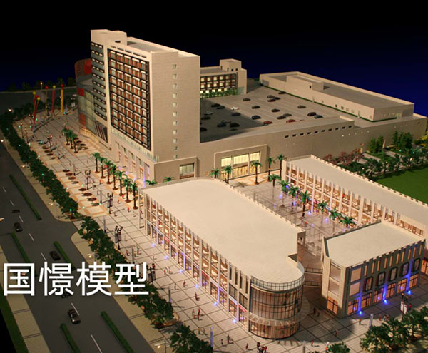 曲松县建筑模型