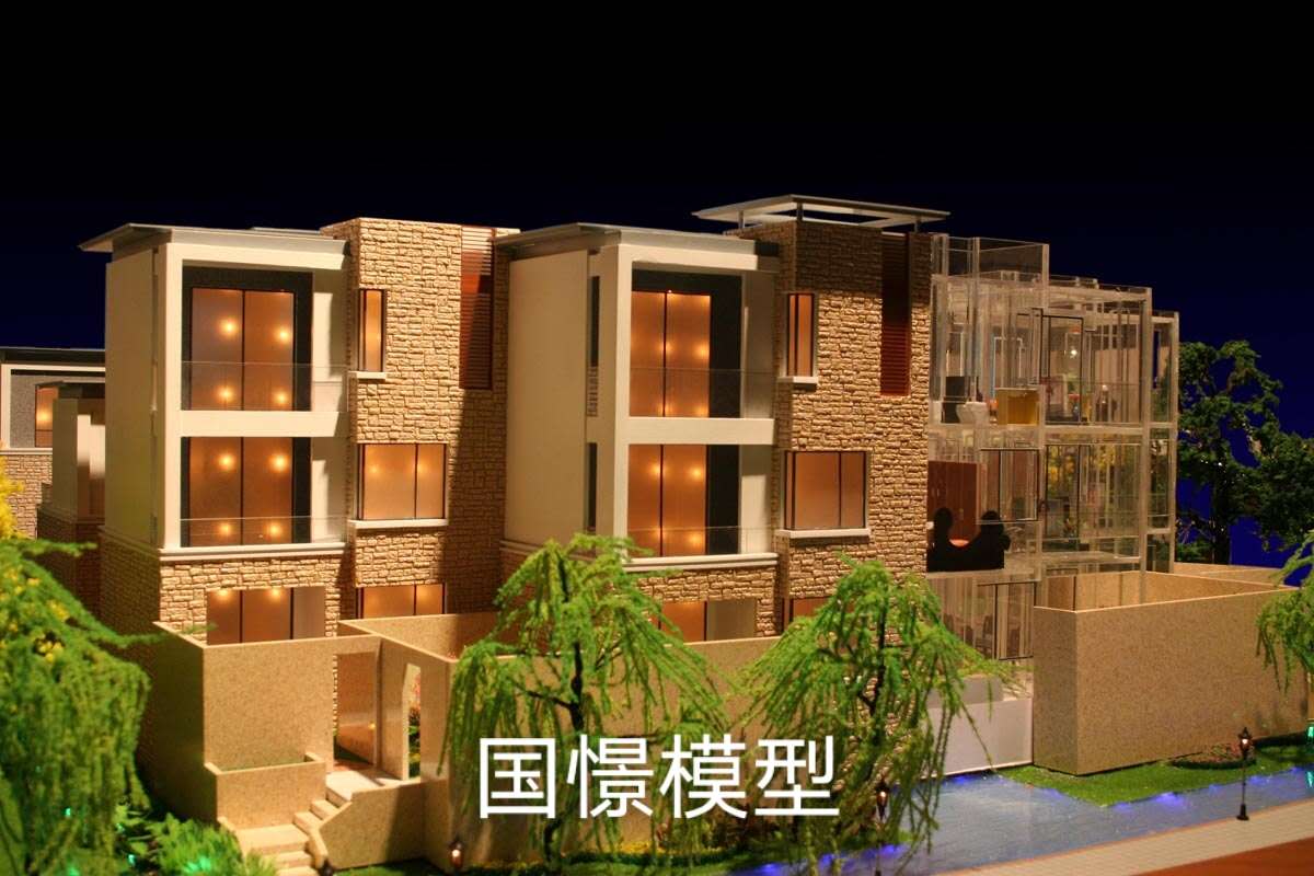 曲松县建筑模型