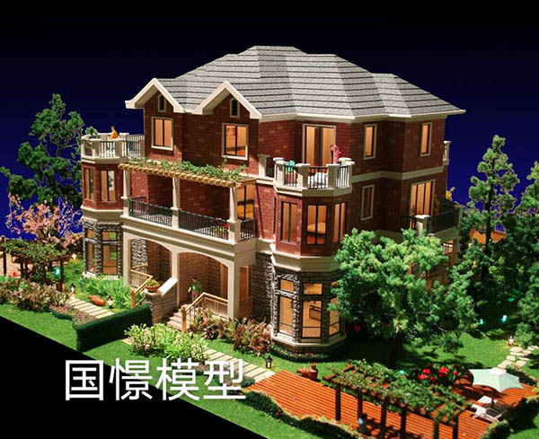 曲松县建筑模型