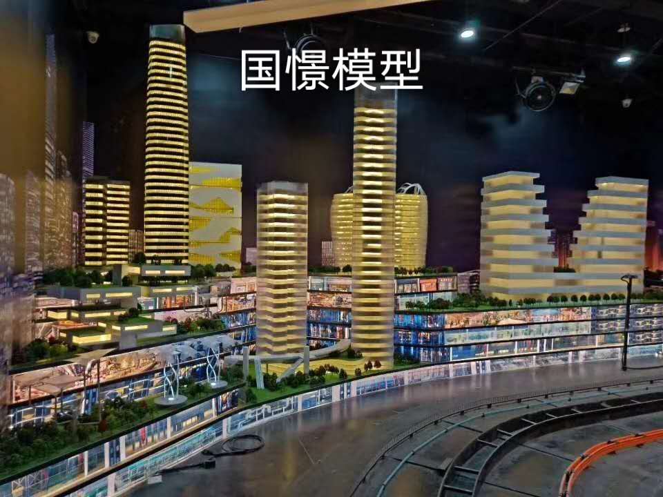 曲松县建筑模型