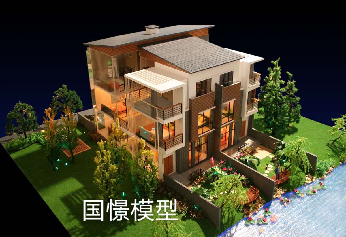 曲松县建筑模型